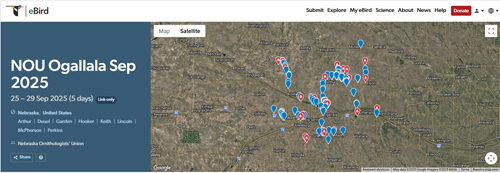 eBird Trip List